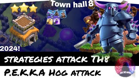 Attack Strategies : (TH8 or higher) P.E.K.K.A. wipe .